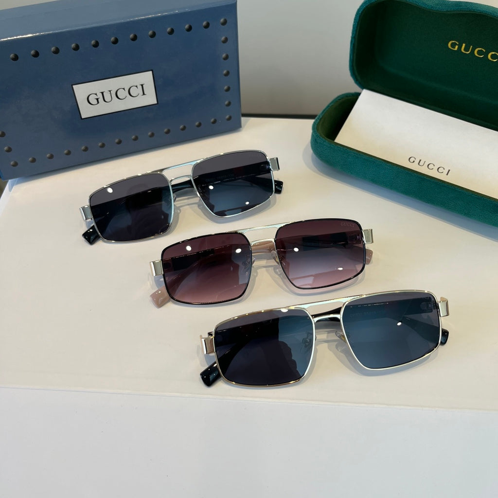 Gucci Oversized Silver Lens Sunglasses for Women - 997569 - detail image 12