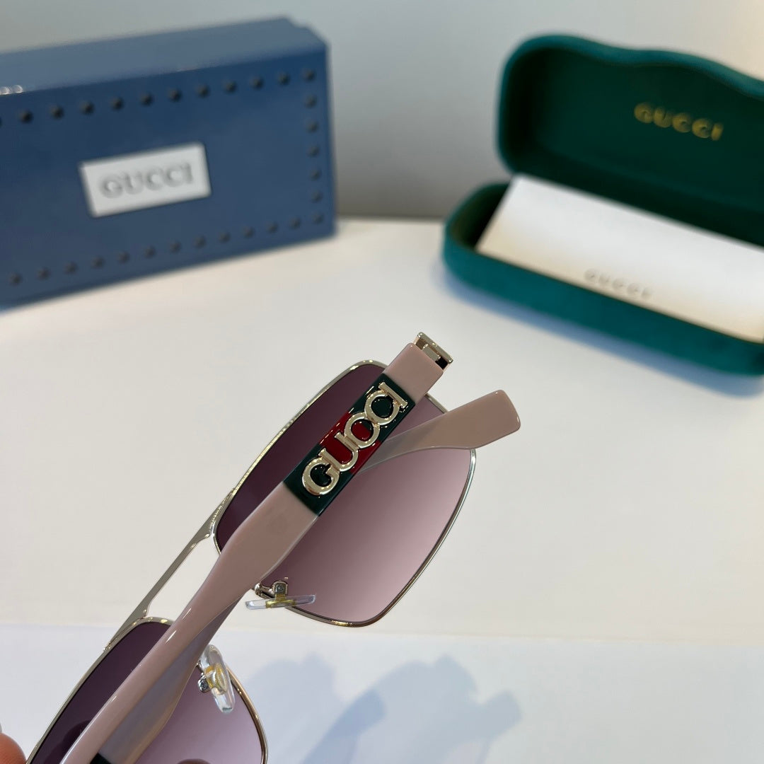 Gucci Oversized Silver Lens Sunglasses for Women - 866916 - detail image 8
