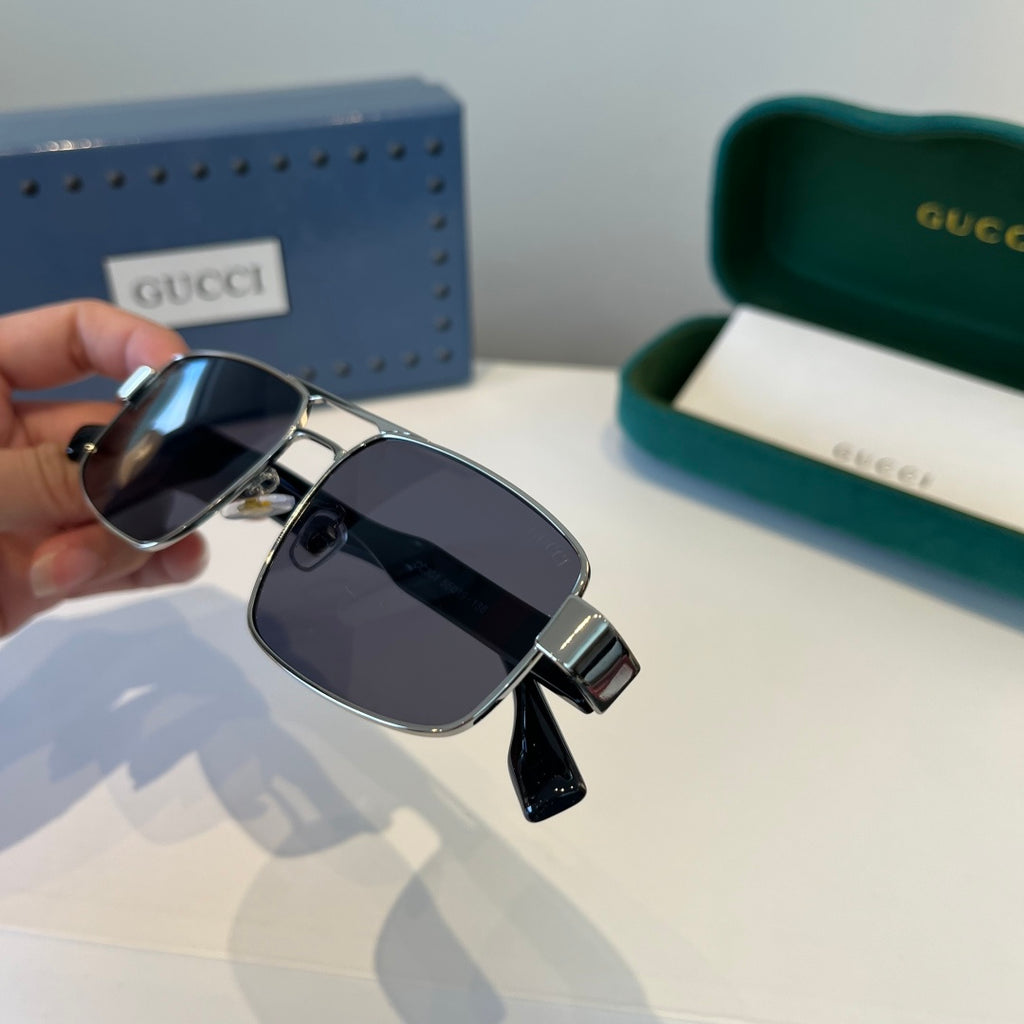 Gucci Oversized Silver Lens Sunglasses for Women - 997570 - detail image 9