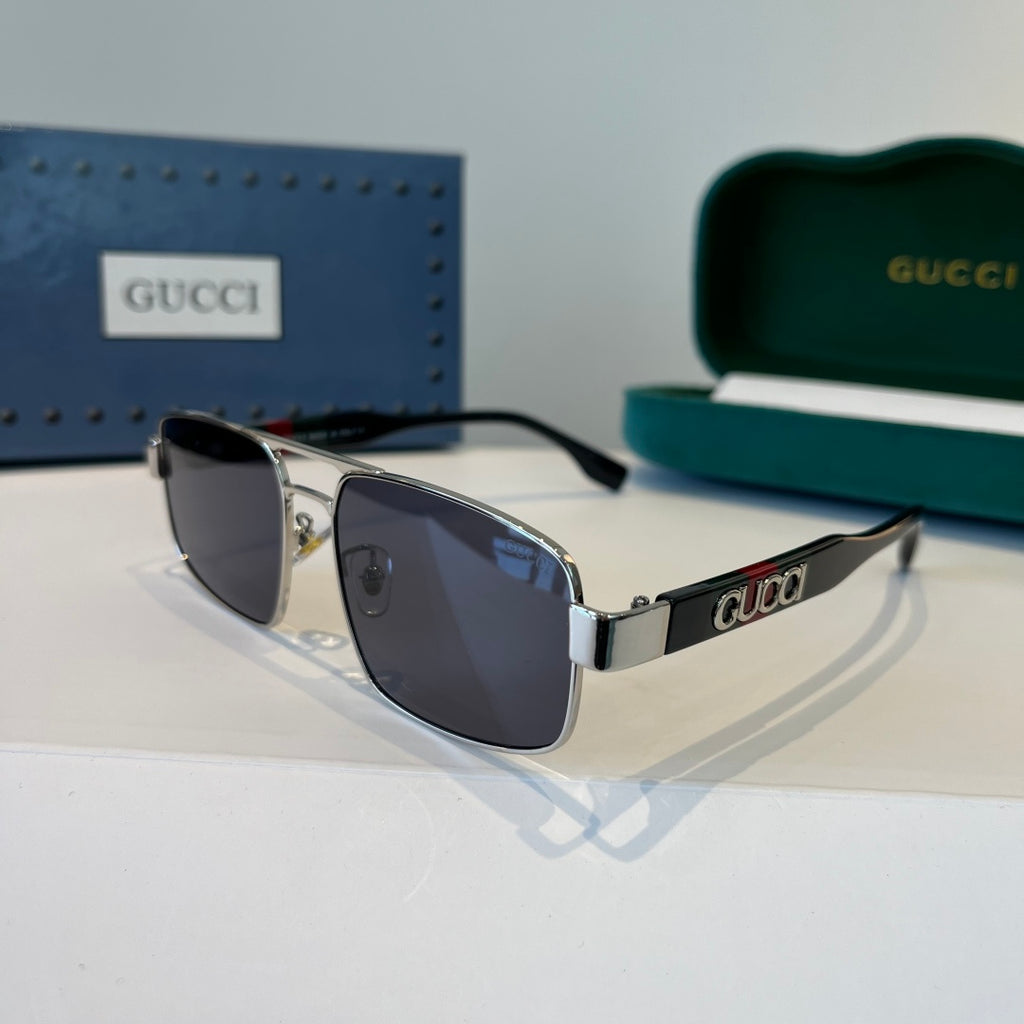 Gucci Oversized Silver Lens Sunglasses for Women - 997570 - detail image 3