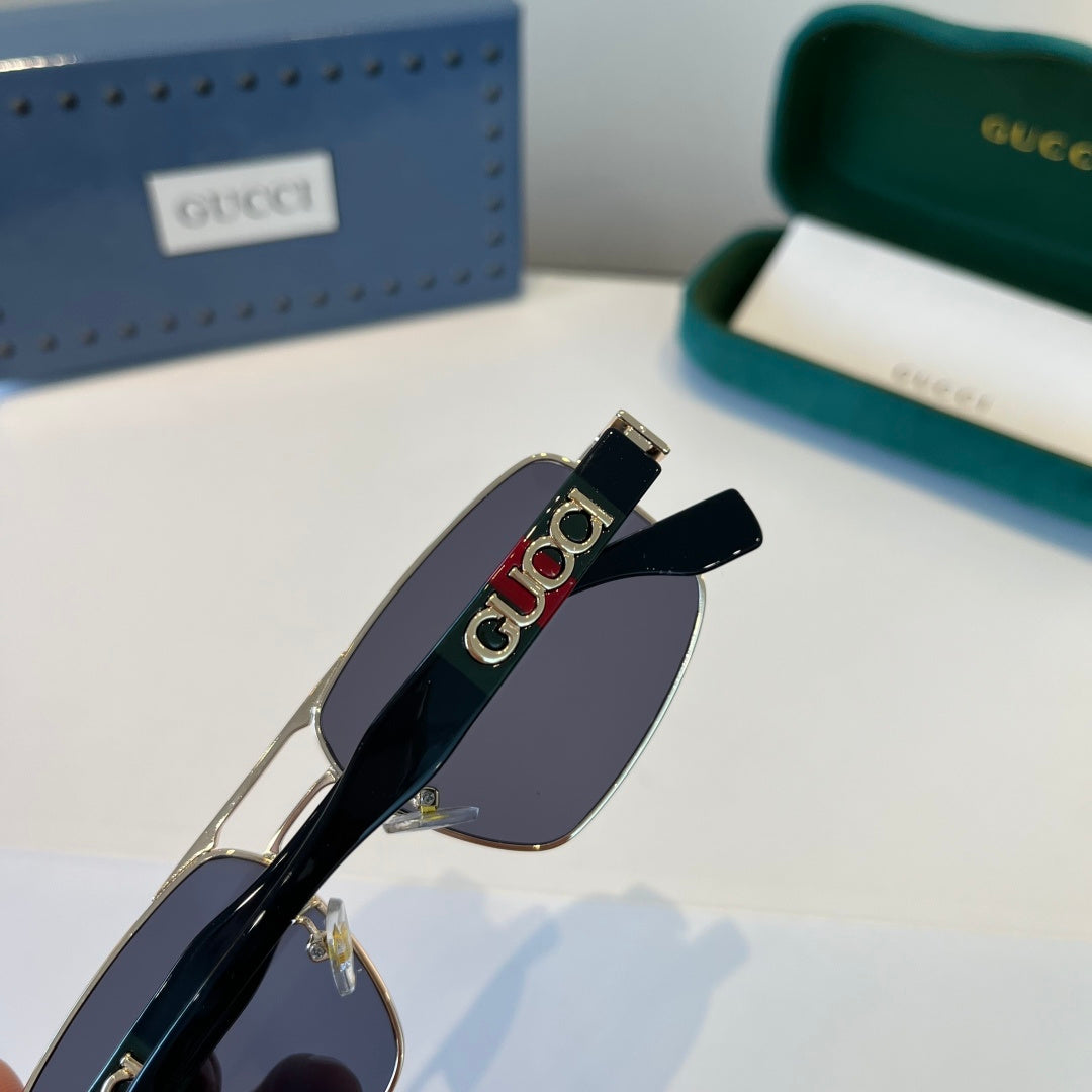 Gucci Oversized Silver Lens Sunglasses for Women - 866918 - detail image 8