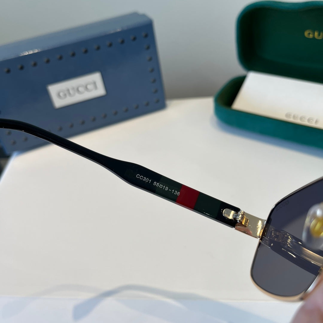 Gucci Oversized Silver Lens Sunglasses for Women - 997571 - detail image 10