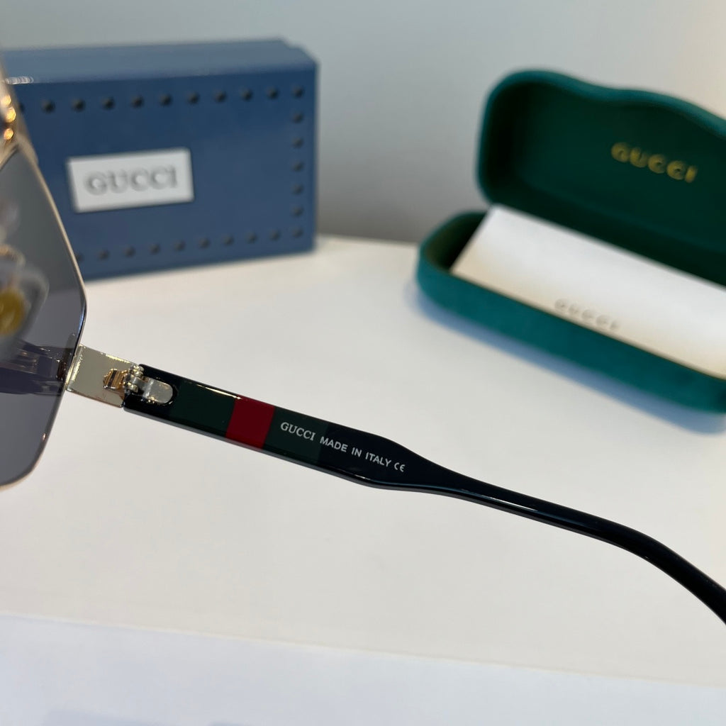 Gucci Oversized Silver Lens Sunglasses for Women - 997571 - detail image 9