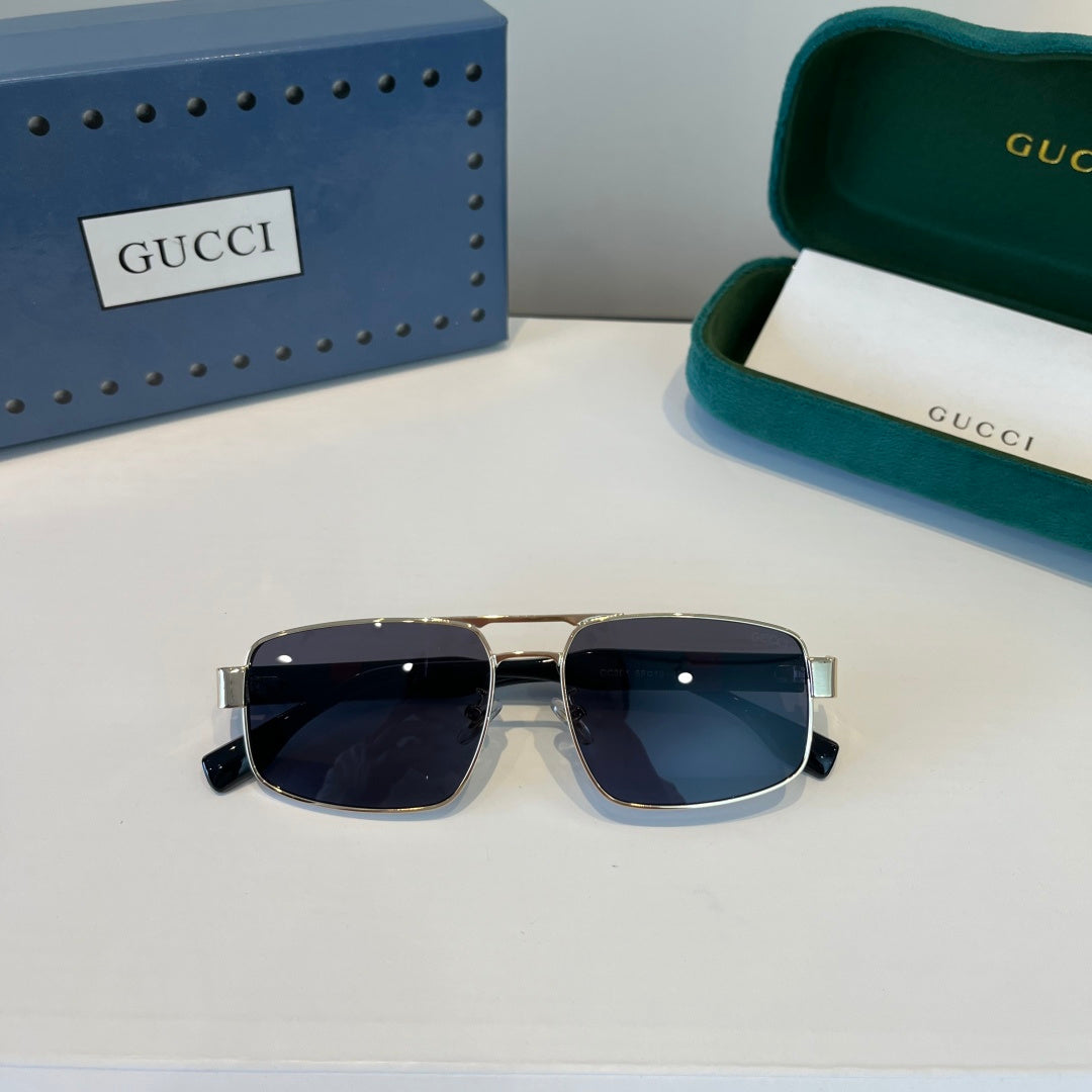 Gucci Oversized Silver Lens Sunglasses for Women - 997571 - detail image 5