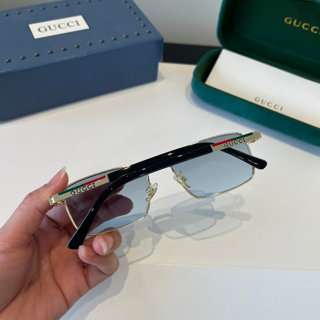 Gucci Oversized Silver Lens Sunglasses for Women - 997573 - detail image 6