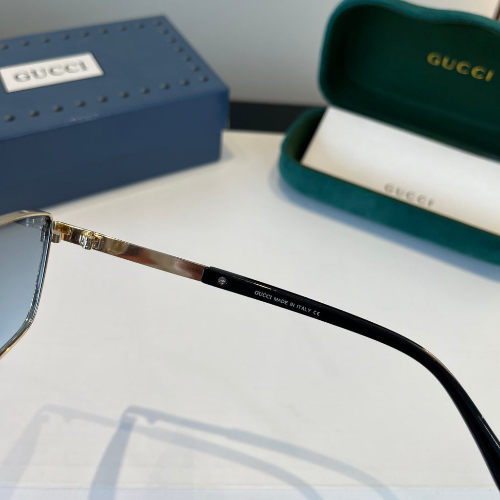 Gucci Oversized Silver Lens Sunglasses for Women - 997573 - detail image 4