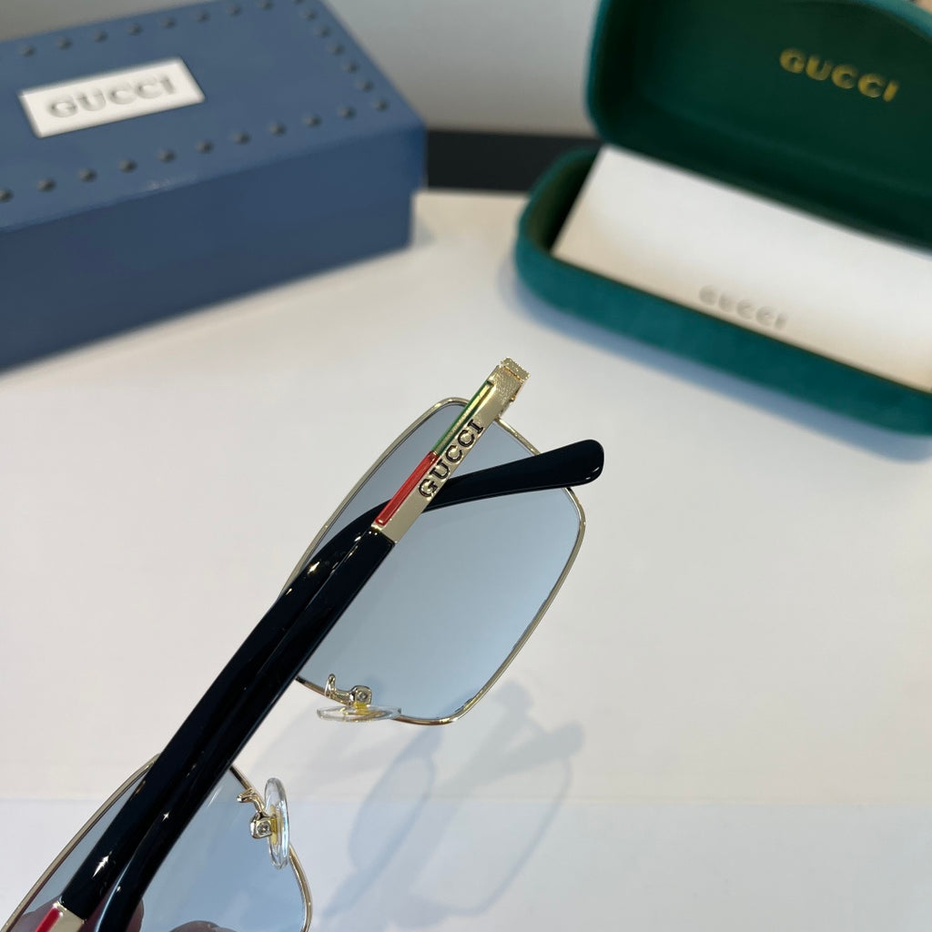 Gucci Oversized Silver Lens Sunglasses for Women - 997573 - detail image 7