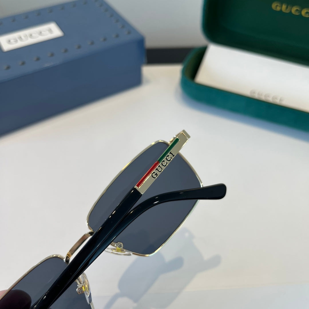 Gucci Oversized Silver Lens Sunglasses for Women - 866921 - detail image 6