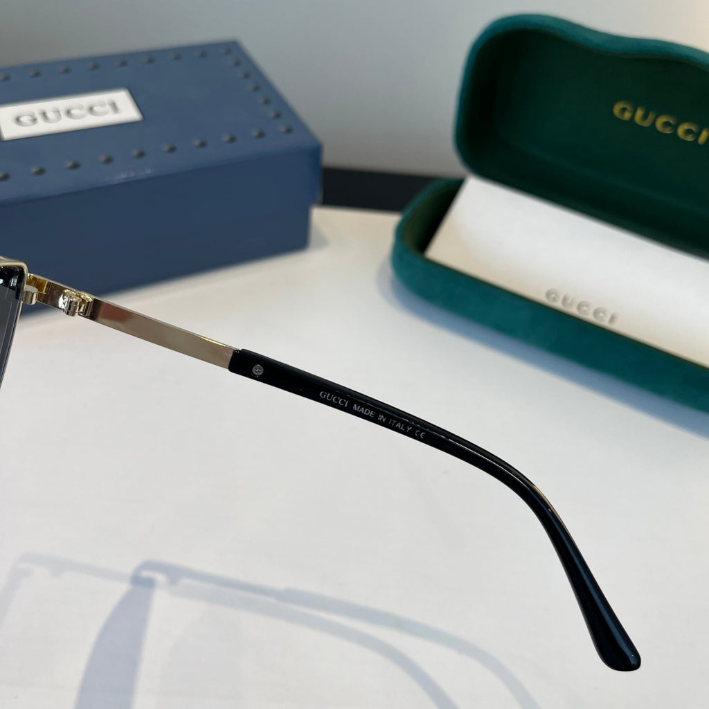 Gucci Oversized Silver Lens Sunglasses for Women - 866921 - detail image 4