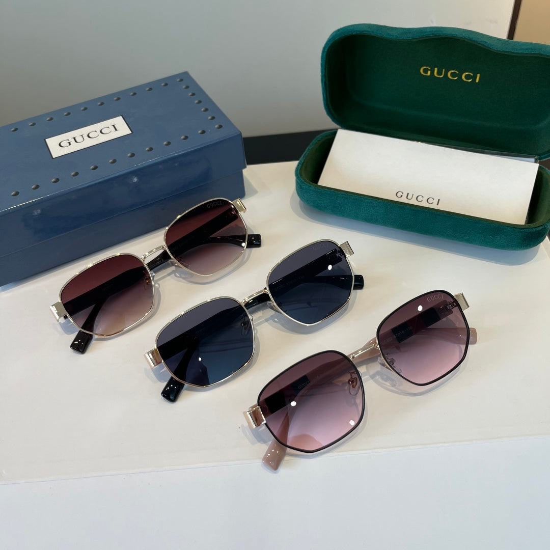 Gucci Oversized Silver Lens Sunglasses for Women - 997579 - detail image 11