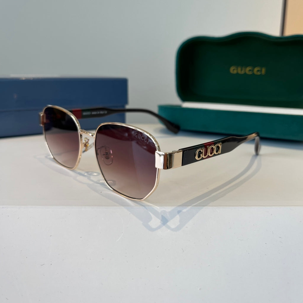Gucci Oversized Silver Lens Sunglasses for Women - 997577 - detail image 3