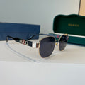 Gucci Oversized Silver Lens Sunglasses for Women - 866925