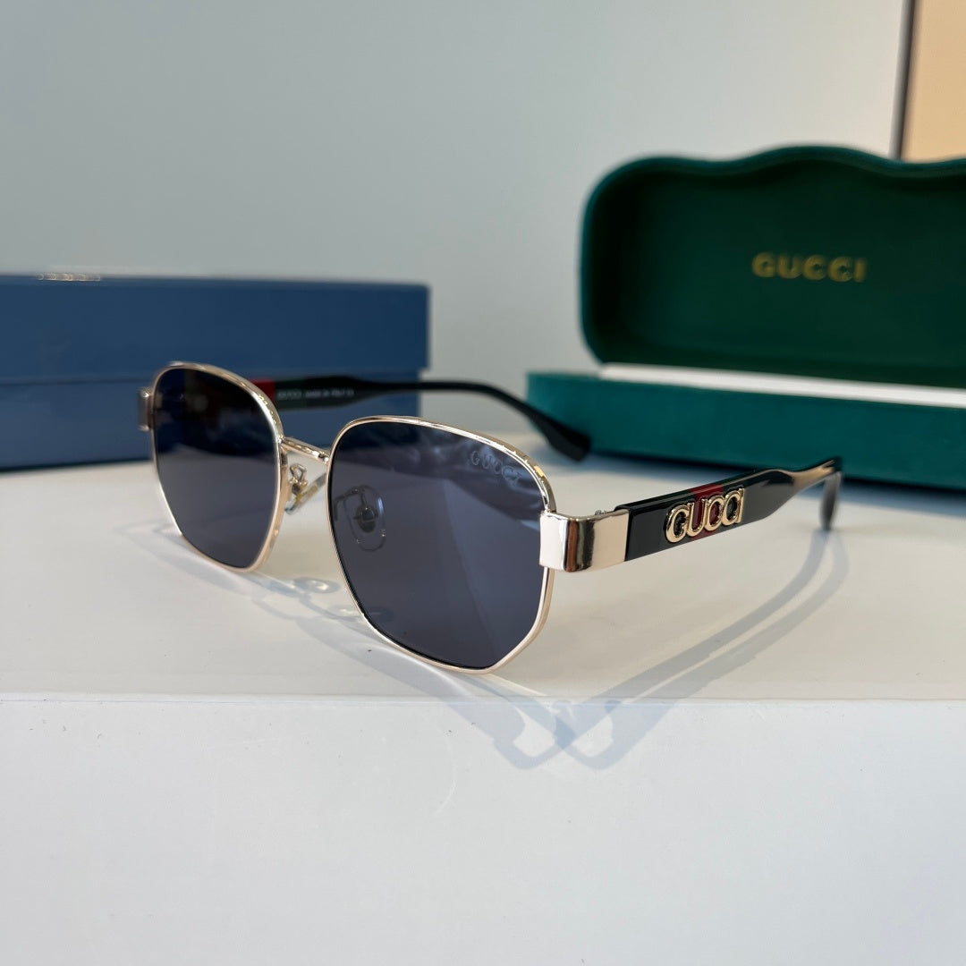 Gucci Oversized Silver Lens Sunglasses for Women - 997578 - detail image 3