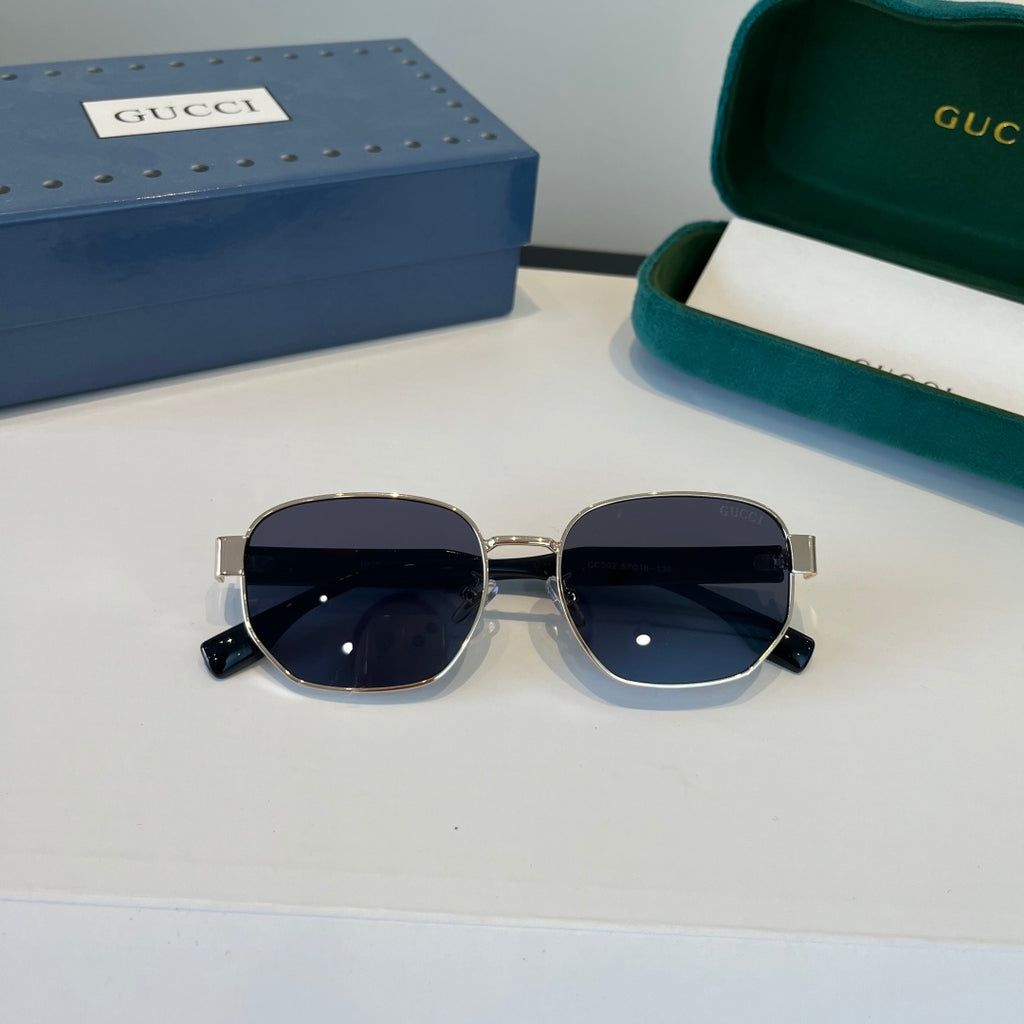 Gucci Oversized Silver Lens Sunglasses for Women - 997578 - detail image 10