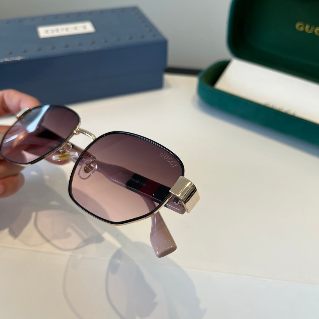 Gucci Oversized Silver Lens Sunglasses for Women - 997579 - detail image 9