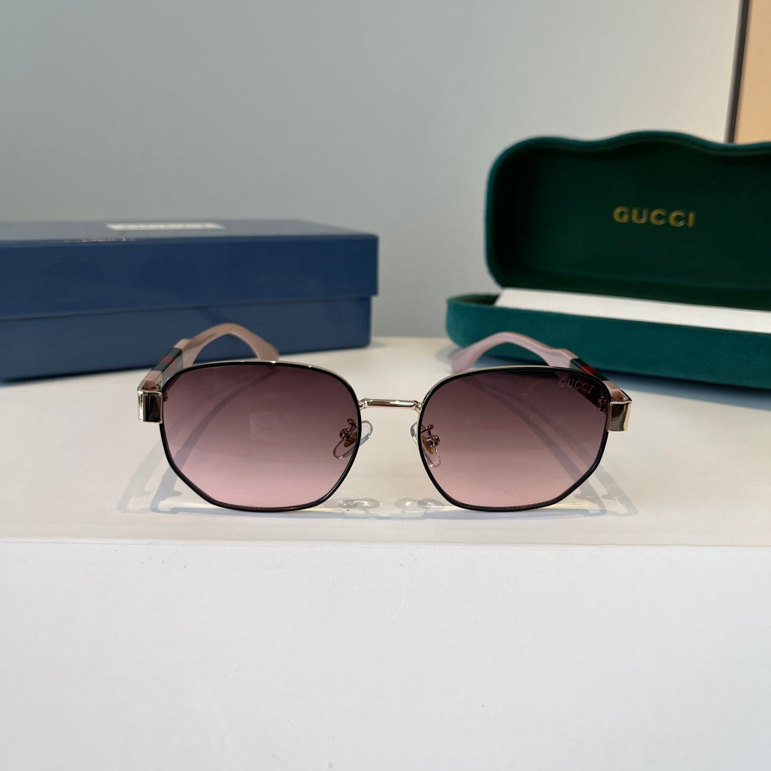 Gucci Oversized Silver Lens Sunglasses for Women - 997579 - detail image 2