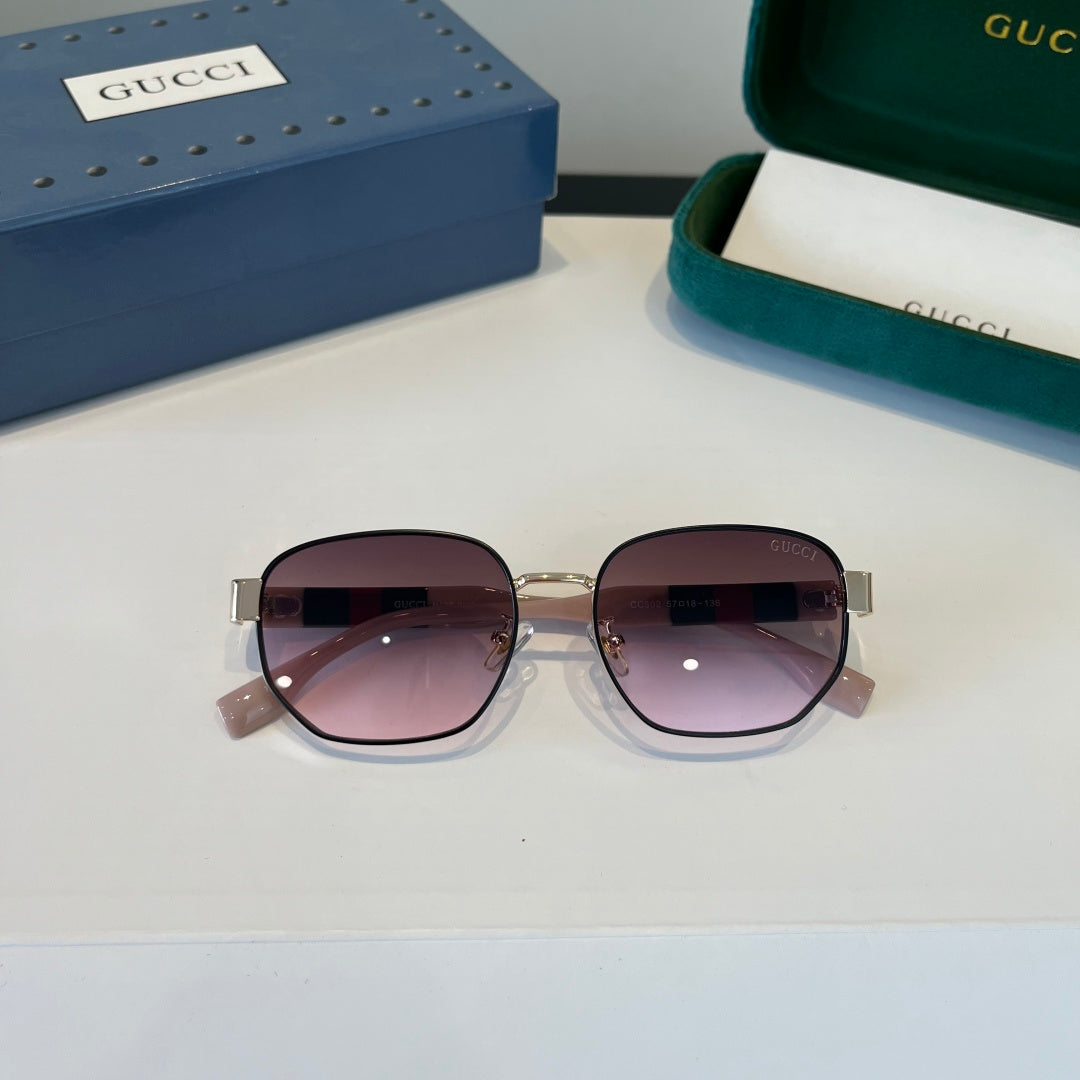Gucci Oversized Silver Lens Sunglasses for Women - 997579 - detail image 10