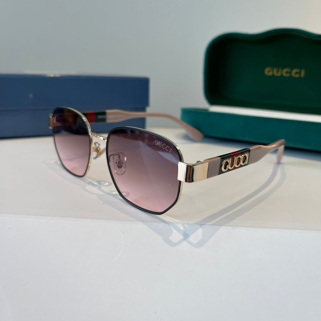 Gucci Oversized Silver Lens Sunglasses for Women - 997579 - detail image 3