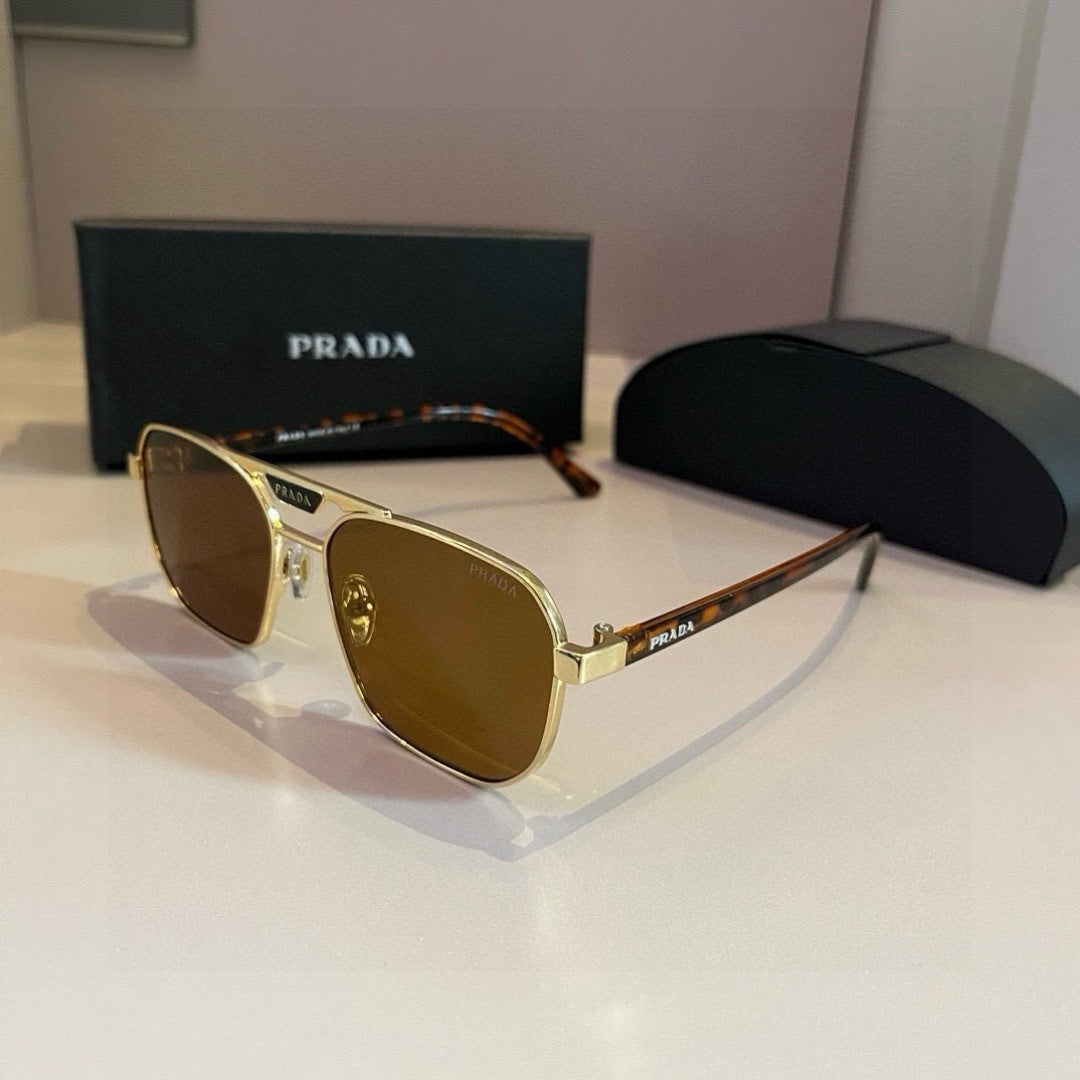 Prada Polarized Fashion Brown Lens Sunglasses for Men - 398964 - detail image 2