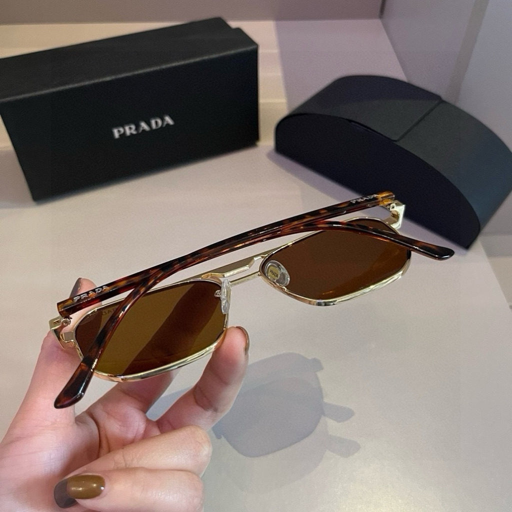 Prada Polarized Fashion Brown Lens Sunglasses for Men - 415755 - detail image 5