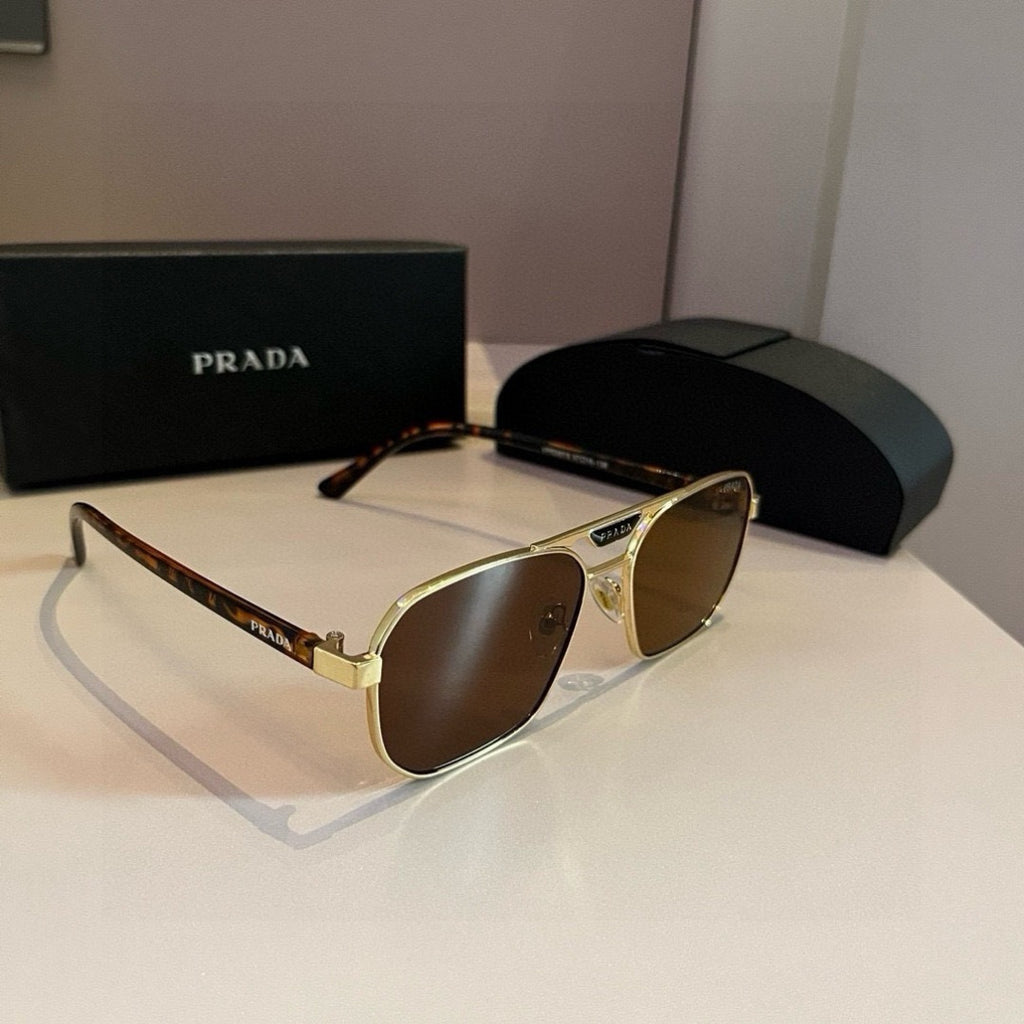 Prada Polarized Fashion Brown Lens Sunglasses for Men - 415755