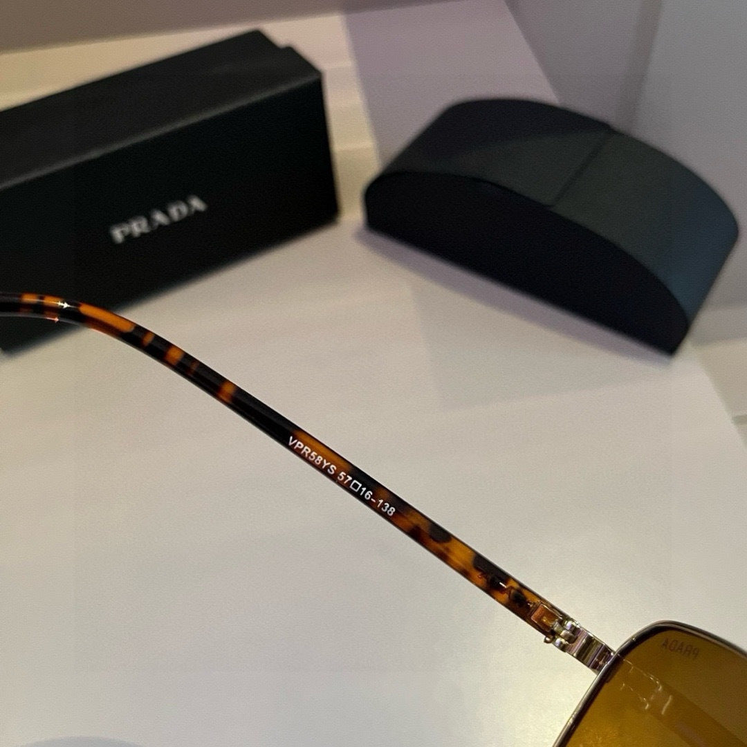 Prada Polarized Fashion Brown Lens Sunglasses for Men - 398964 - detail image 8