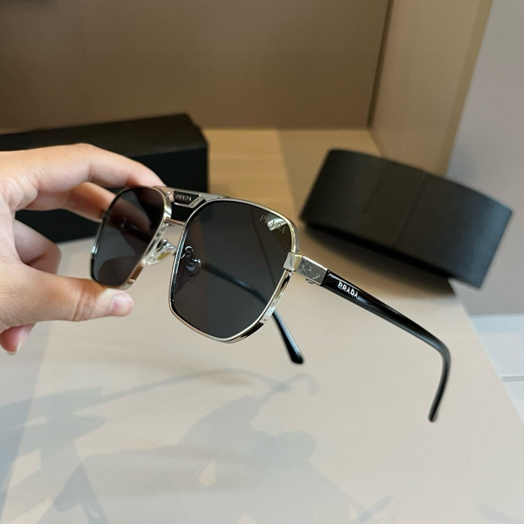 Prada Polarized Fashion Gold Lens Sunglasses for Men - 398965 - detail image 4