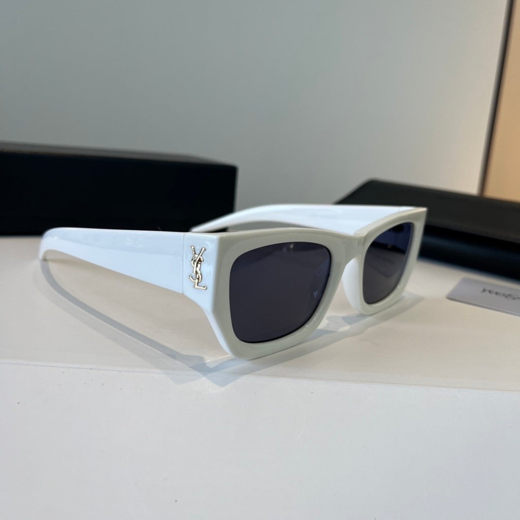 Saint Laurent Fashion Silver Lens Sunglasses for Men & Women - 449208