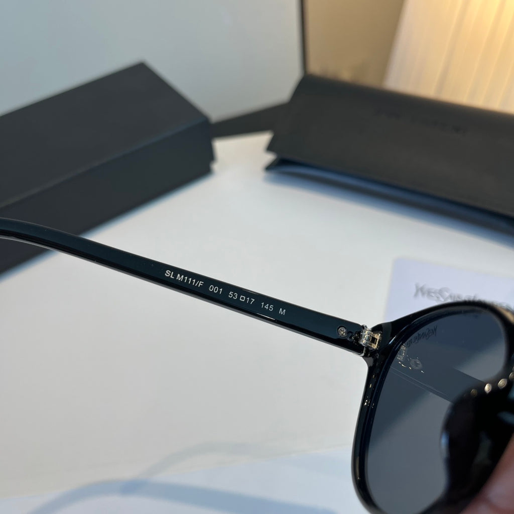 Saint Laurent Oversized Blue Lens Sunglasses for Men & Women - 415547 - detail image 7