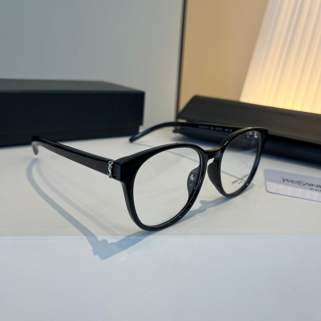 Saint Laurent Oversized Silver Lens Sunglasses for Men & Women - 398780