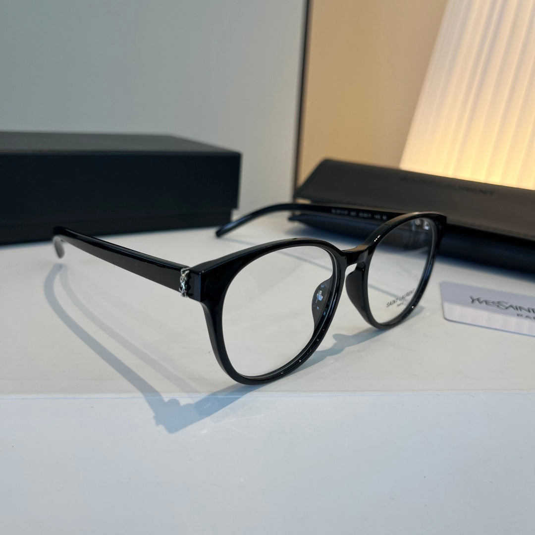 Saint Laurent Oversized Silver Lens Sunglasses for Men & Women - 398780