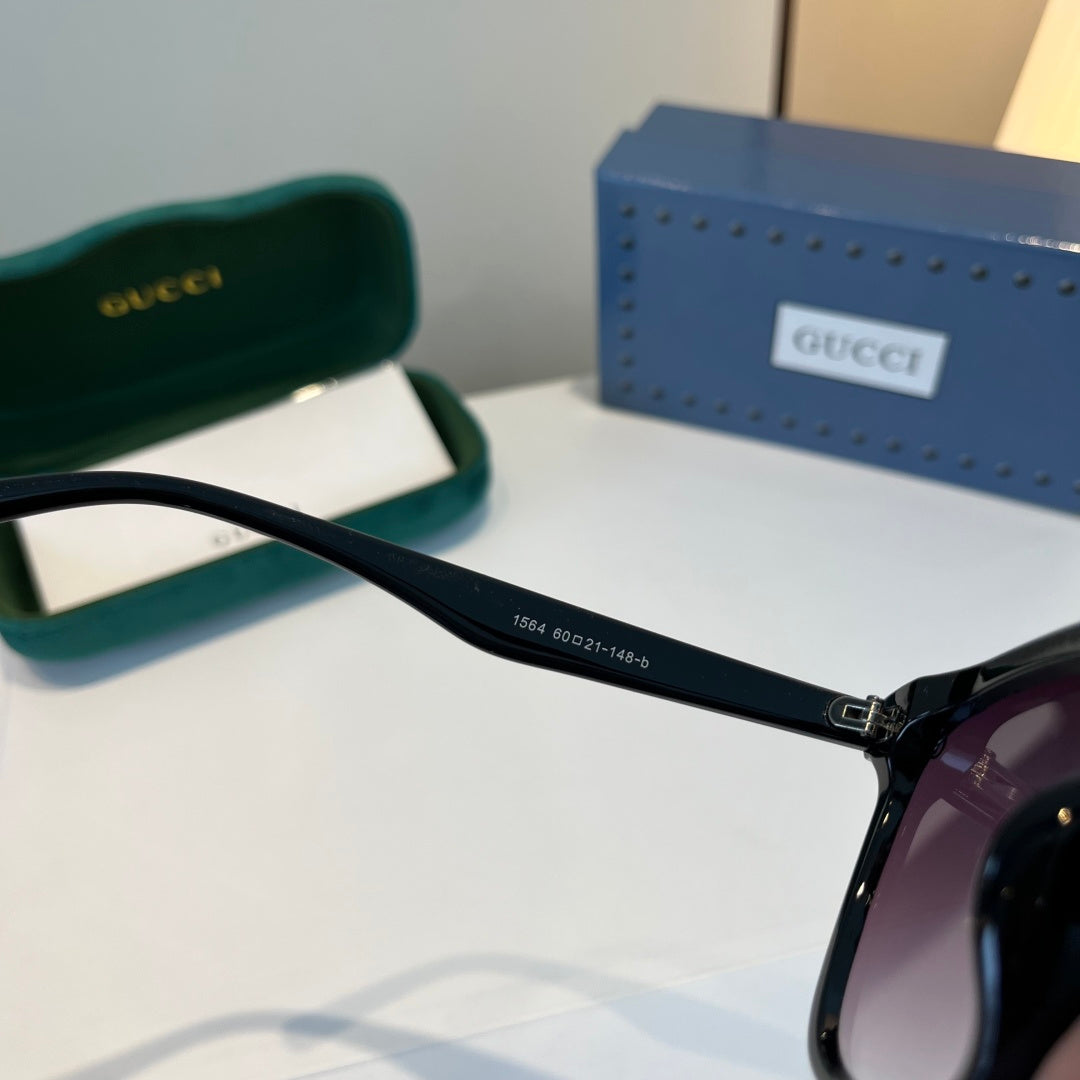 Gucci Oversized Black Lens Sunglasses for Men & Women - 448839 - detail image 8