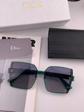 Dior CD9315 Polarized Square Red Lens Sunglasses for Women - 934547
