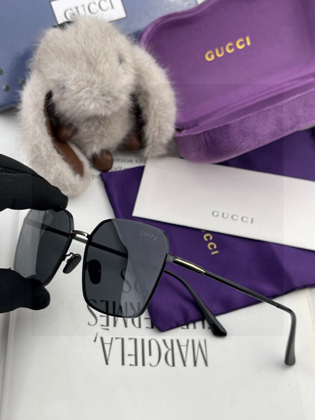 Gucci G6881 Polarized Aviator Red Lens Sunglasses for Men - 934075 - detail image 3