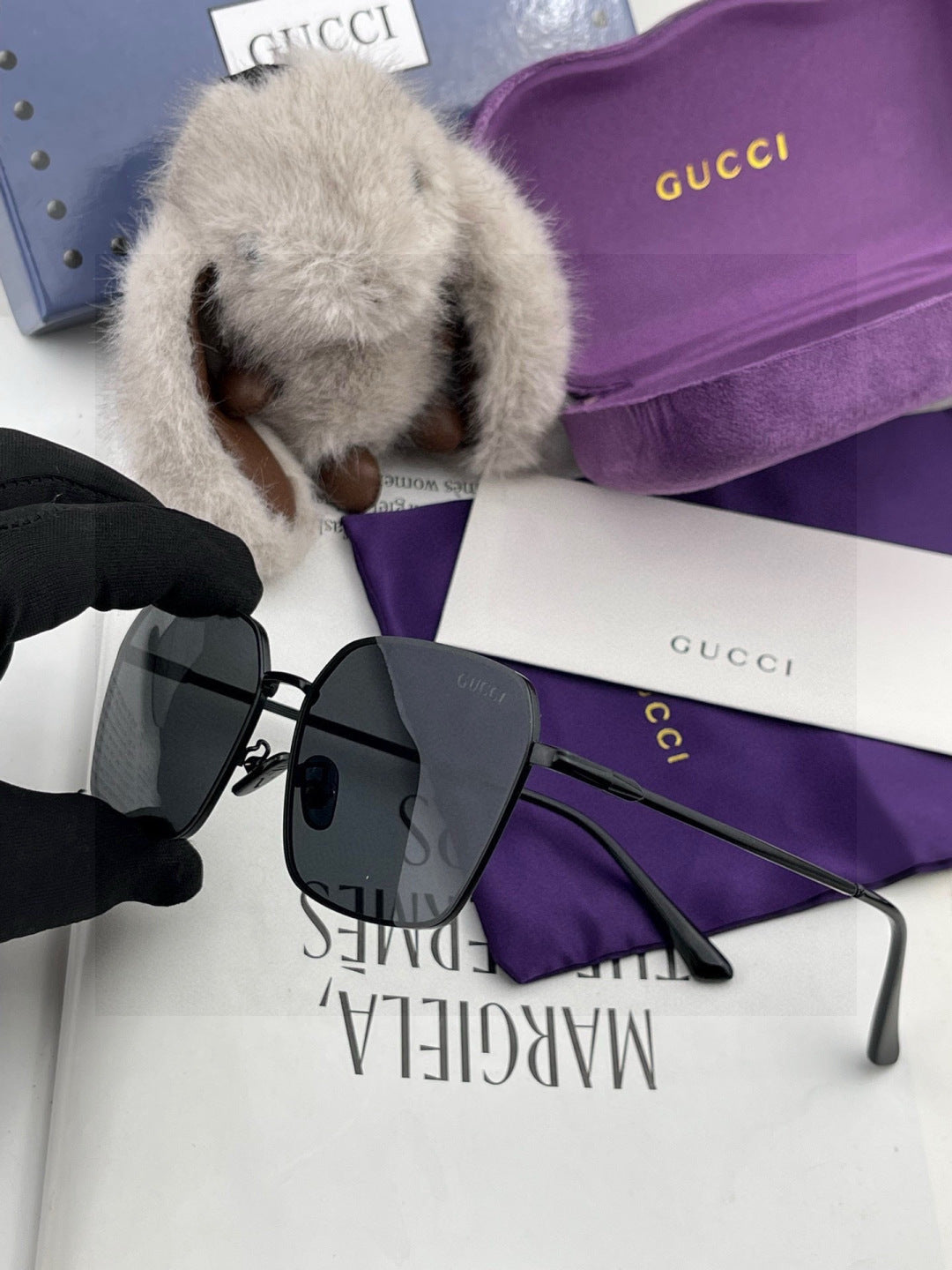 Gucci G6881 Polarized Aviator Red Lens Sunglasses for Men - 934075 - detail image 4