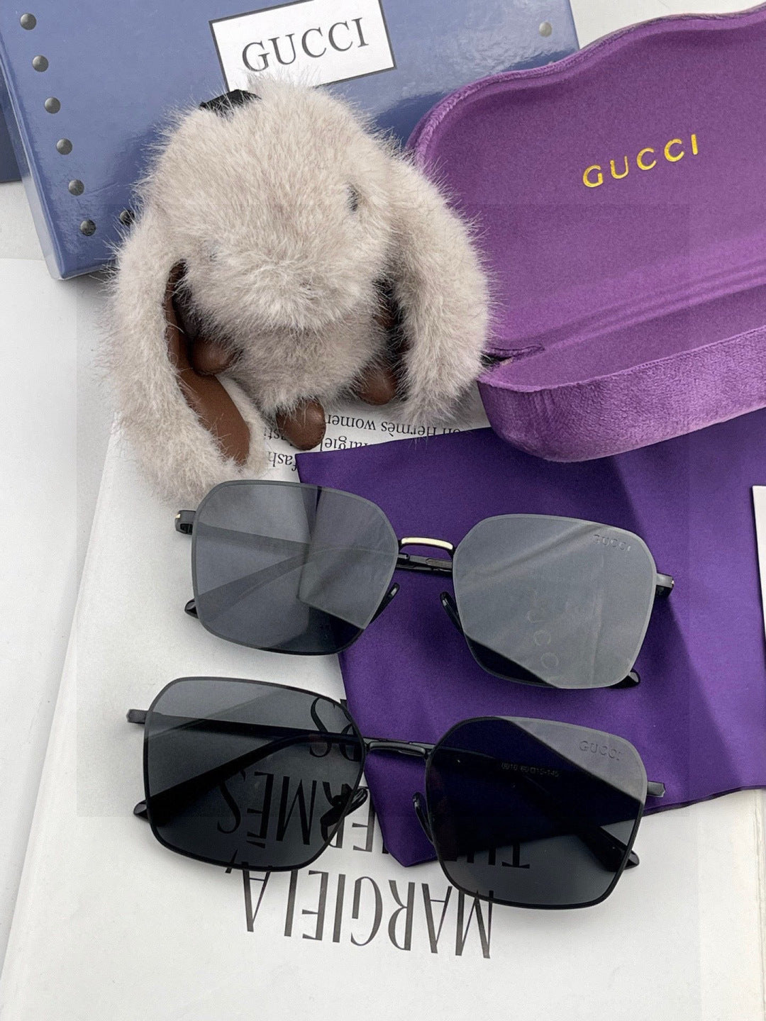 Gucci G6881 Polarized Aviator Red Lens Sunglasses for Men - 934075 - detail image 7
