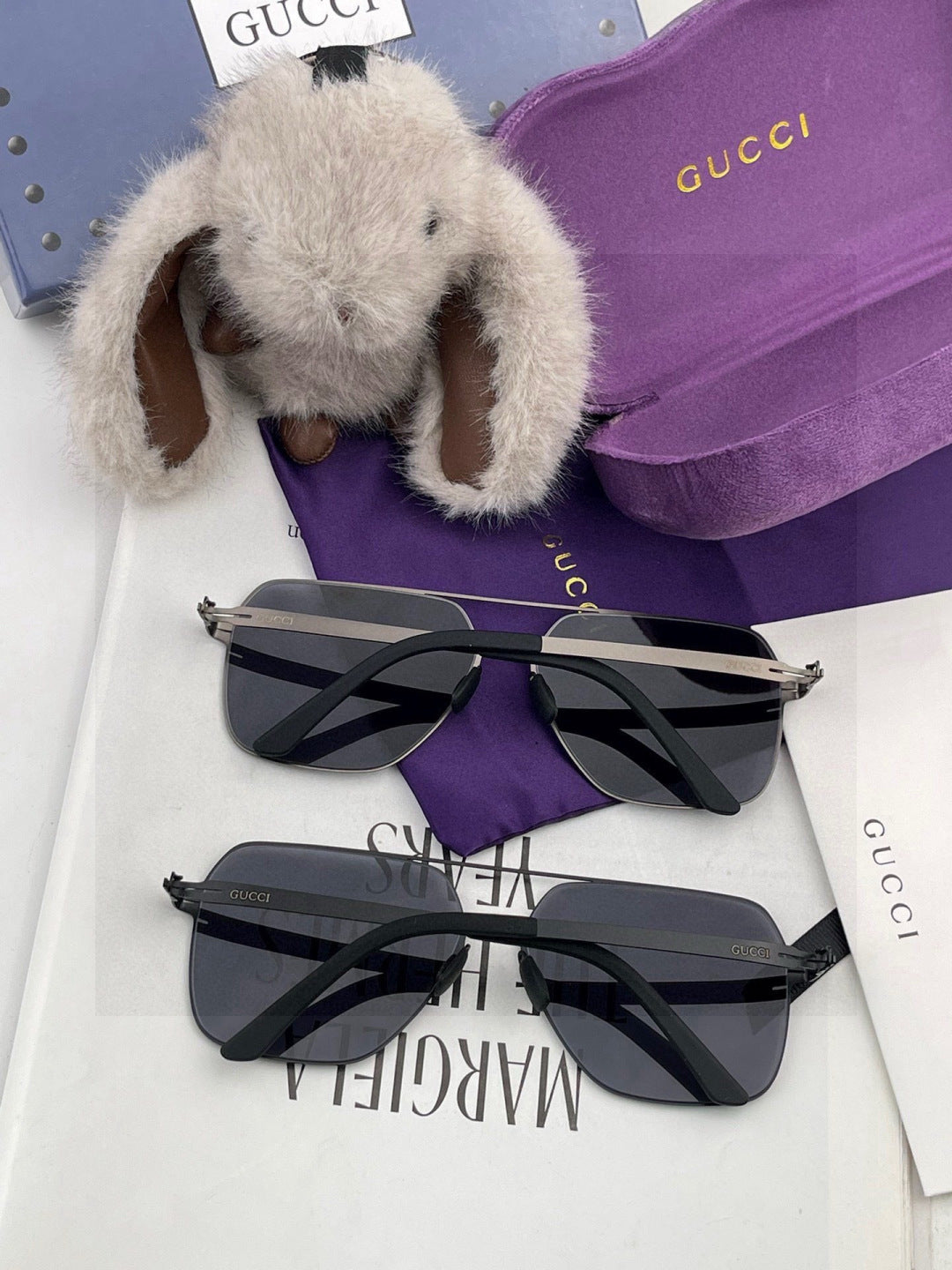Gucci G3733 Polarized Fashion Black Lens Sunglasses for Men & Women - 934076 - detail image 5