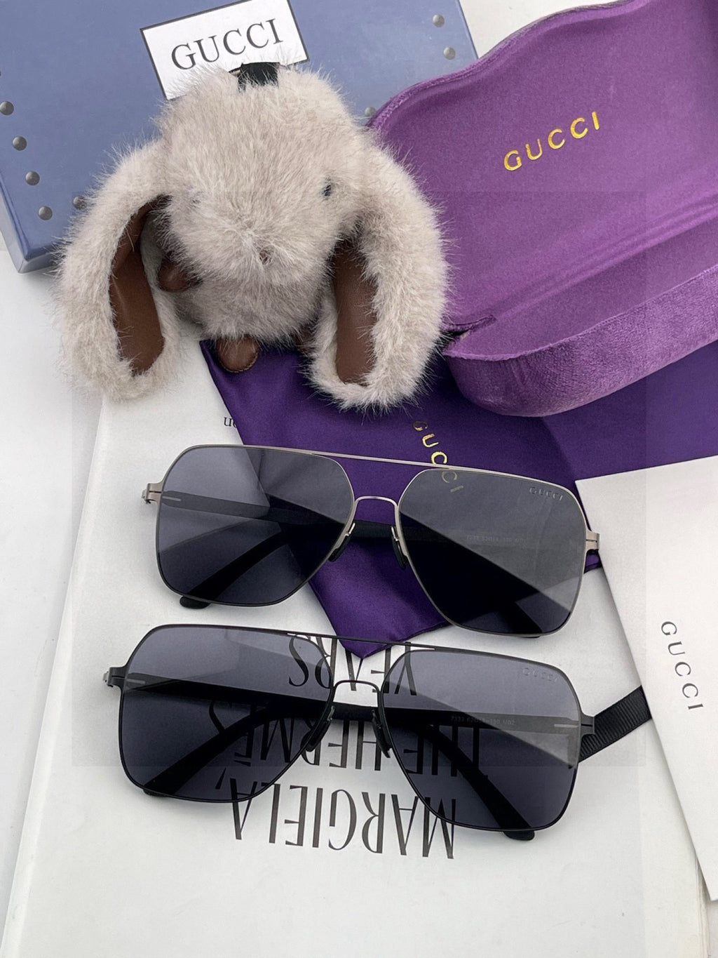 Gucci G3733 Polarized Fashion Black Lens Sunglasses for Men & Women - 934076 - detail image 6