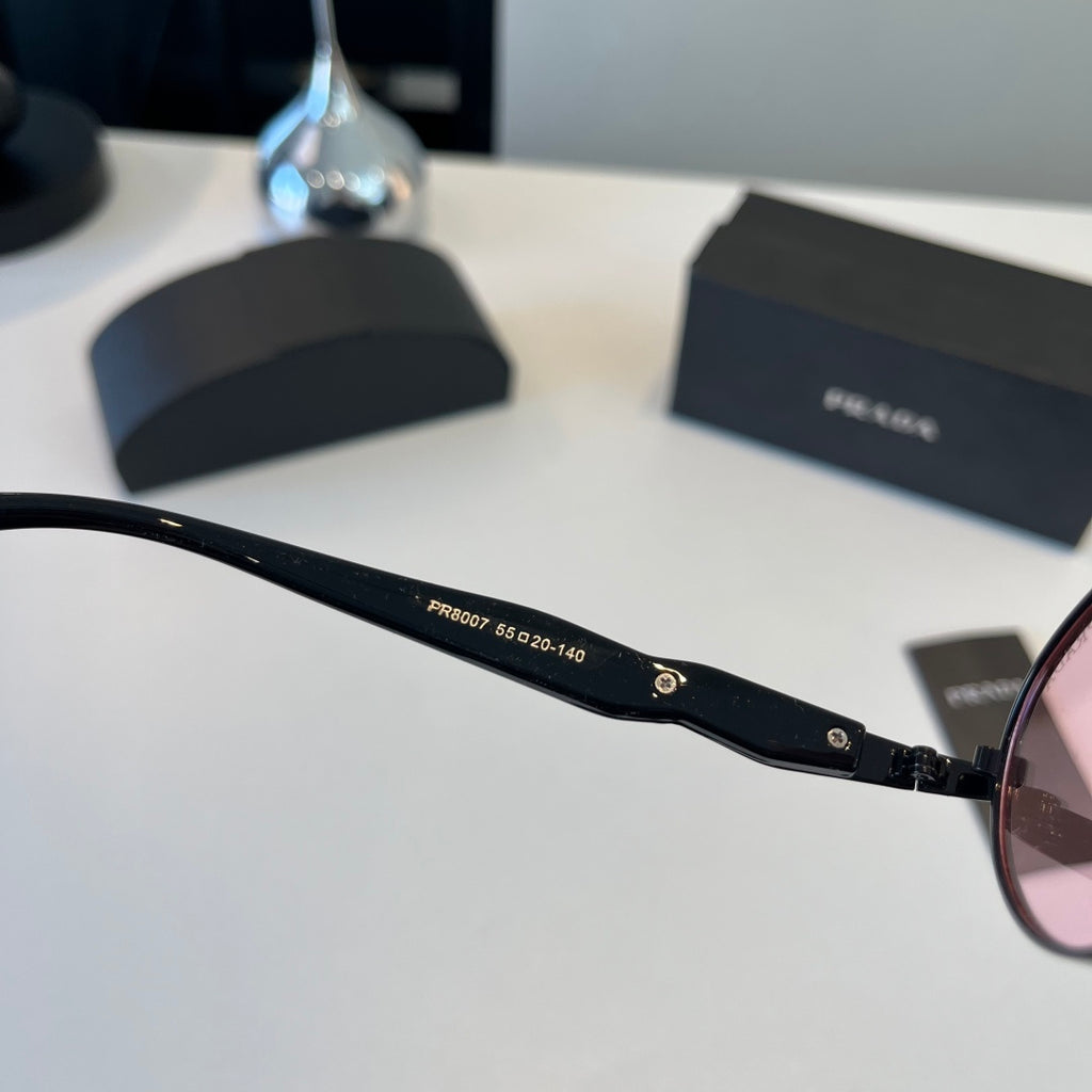Prada Cat-Eye Silver Lens Sunglasses for Women - detail image 8