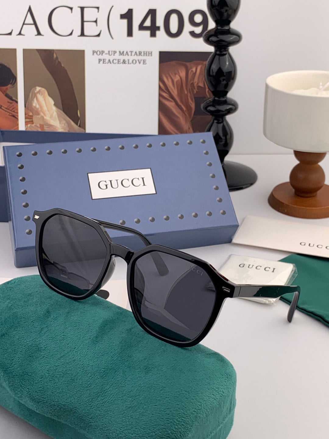 Gucci G6358 Fashion Gold Lens Sunglasses for Men & Women - 997686 - detail image 2