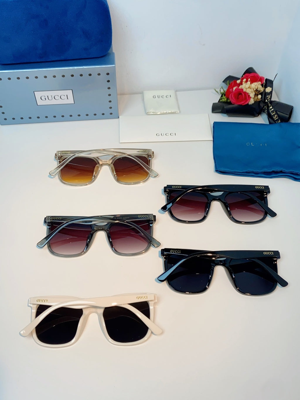 Gucci Fashion Black Lens Sunglasses for Men & Women - 997544 - detail image 11