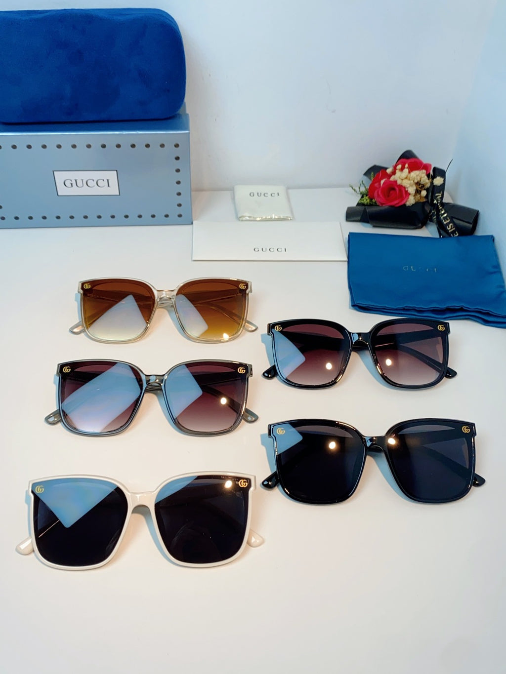Gucci Fashion Red Lens Sunglasses for Men & Women - 997541 - detail image 12