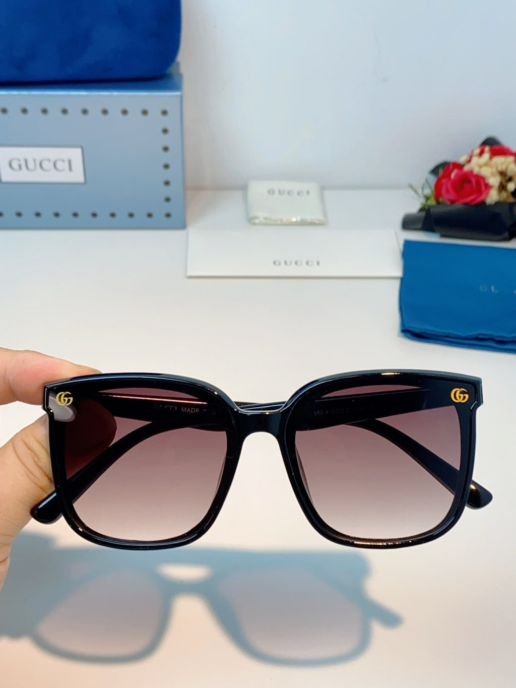 Gucci Fashion Red Lens Sunglasses for Men & Women - 997543 - detail image 4