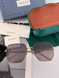 Gucci G1622 Polarized Square Gold Lens Sunglasses for Men & Women