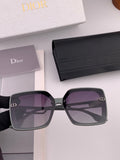 Dior CD3227 Polarized Square Red Lens Sunglasses for Women