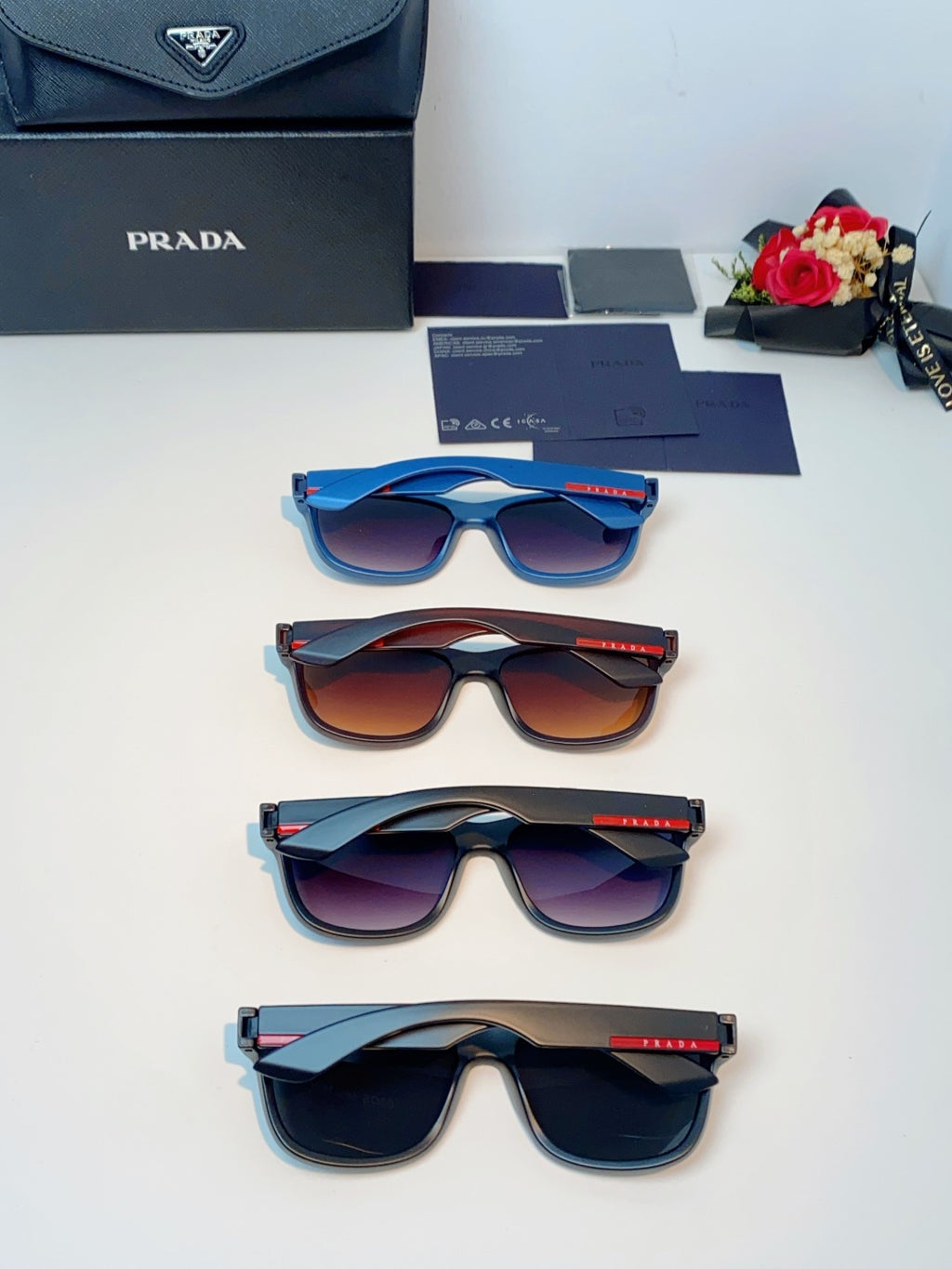 Prada Cat-Eye Gray Lens Sunglasses for Men & Women - 487014 - detail image 11