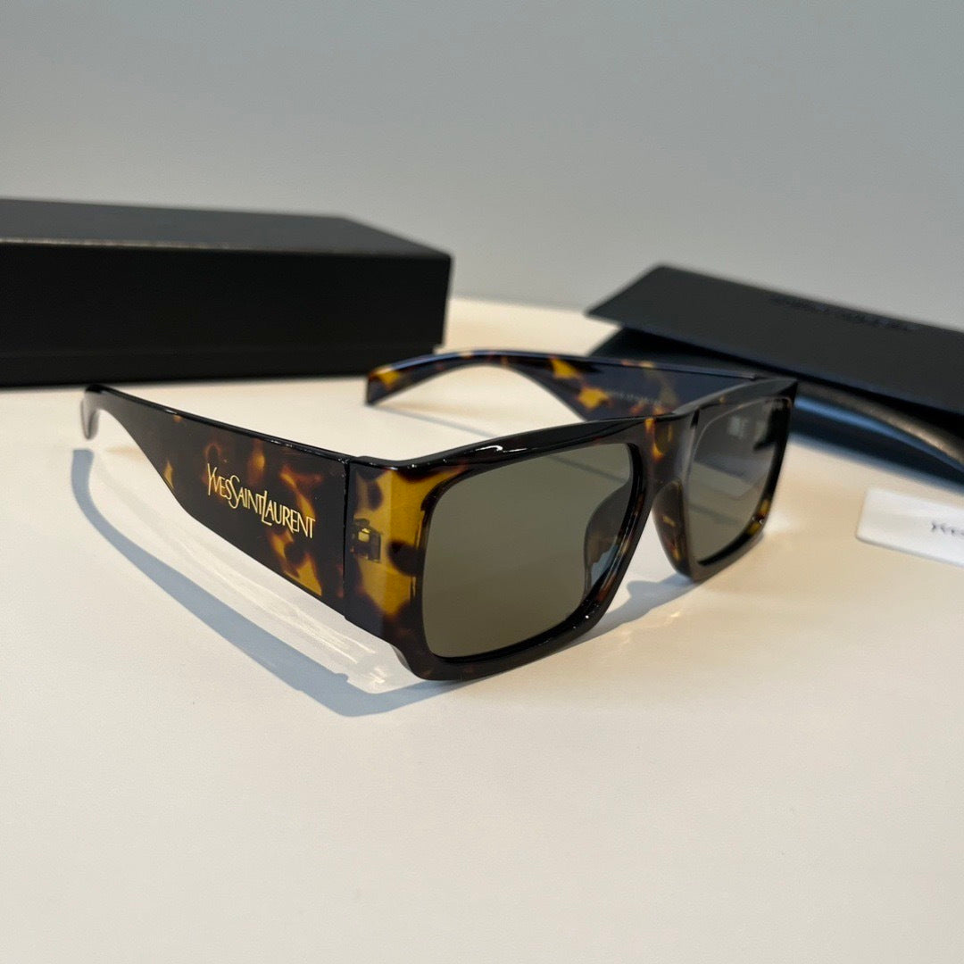 Saint Laurent Slim Black Lens Sunglasses for Men & Women - 382508