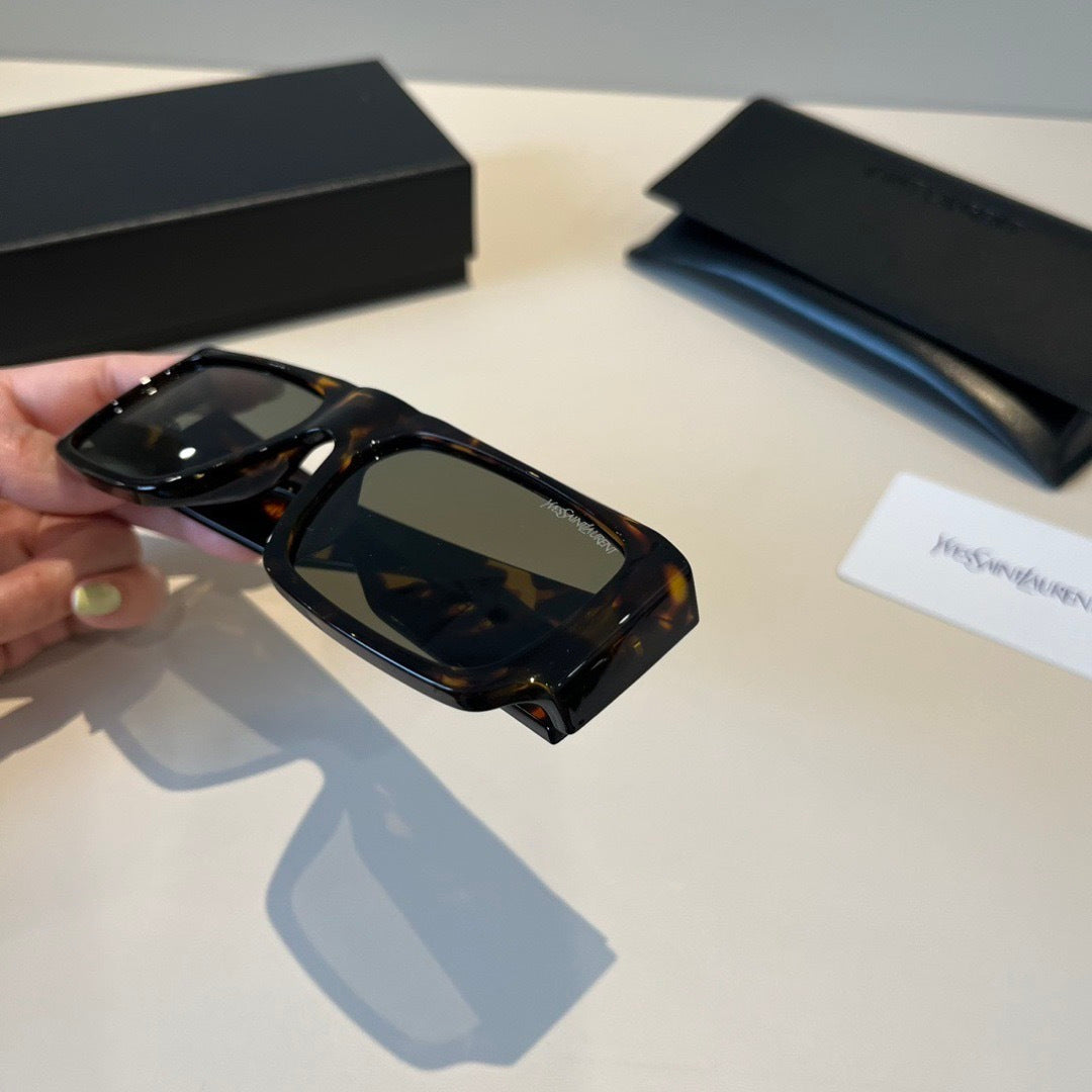 Saint Laurent Slim Black Lens Sunglasses for Men & Women - 382508 - detail image 6