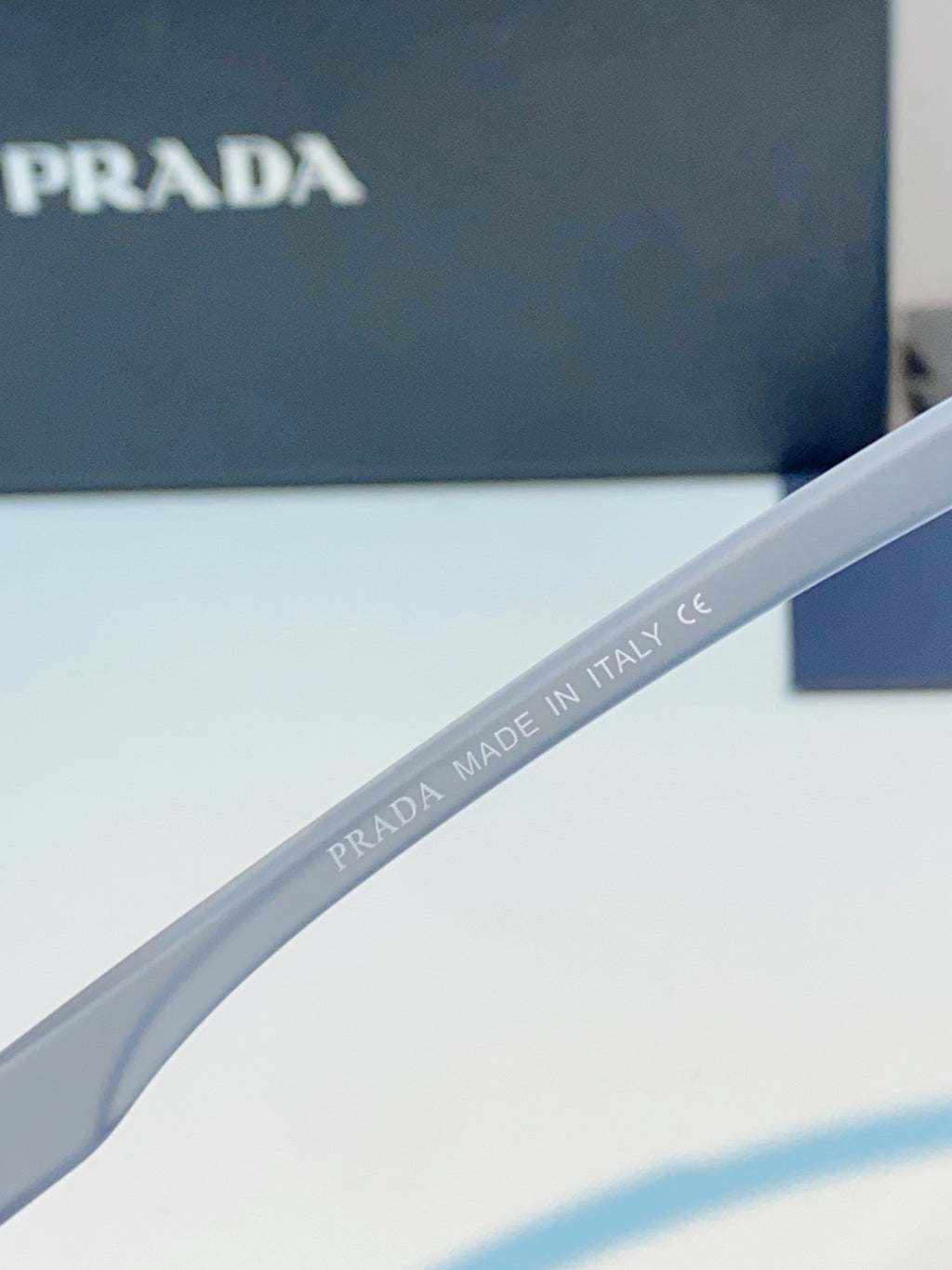 Prada Polarized Fashion Black Lens Sunglasses for Men - 487088 - detail image 8