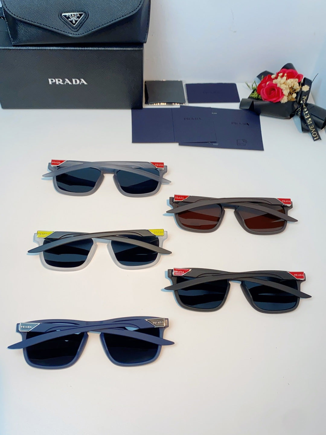 Prada Polarized Fashion Gray Lens Sunglasses for Men - detail image 11